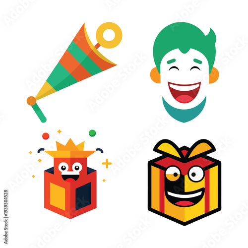 April Fools Day Vector Bundle