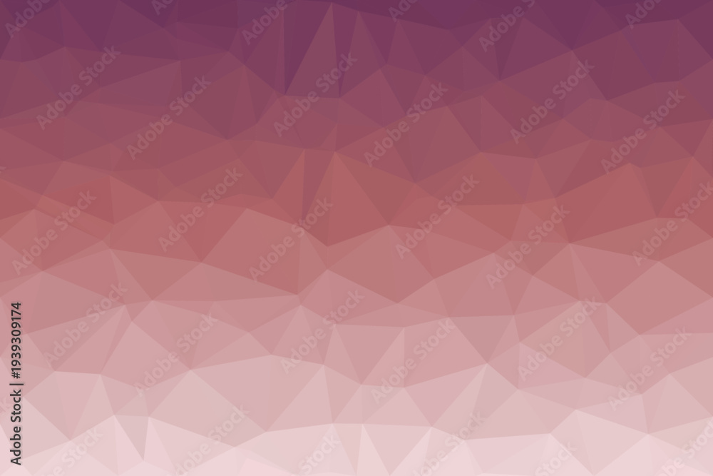 Obraz premium A lovely purple and pink polygon pattern displaying a charming gradient from deep plum to pale rose shades