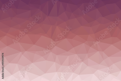 A lovely purple and pink polygon pattern displaying a charming gradient from deep plum to pale rose shades