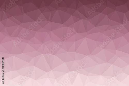 A soft low poly geometric layout showing a gentle gradient from deep fuchsia to light pink