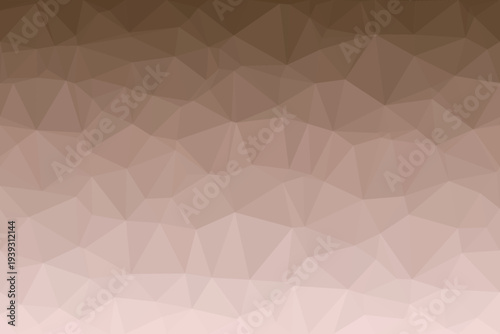 A subtle gradient of brown shades creates a geometric low poly texture for modern visual appeal