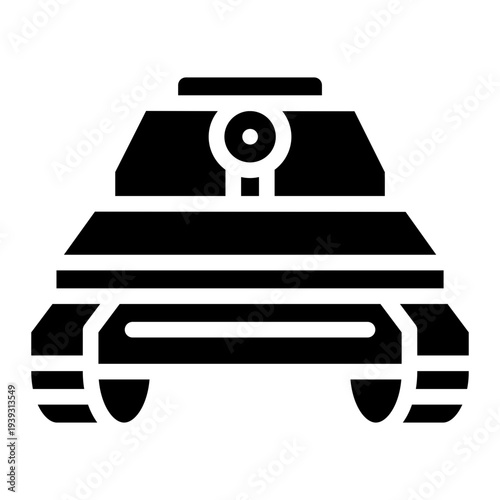 tank glyph icon