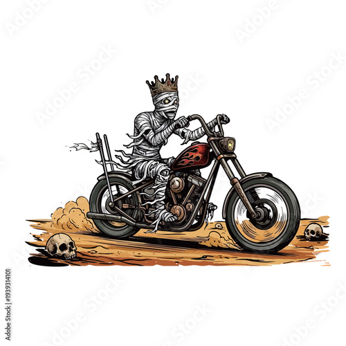 mummy motorcyle