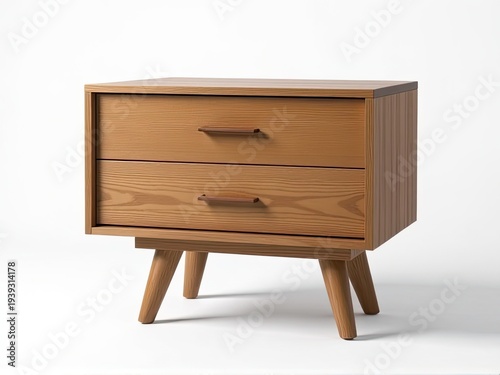 A wooden table with two drawers on top, perfect for home or office use