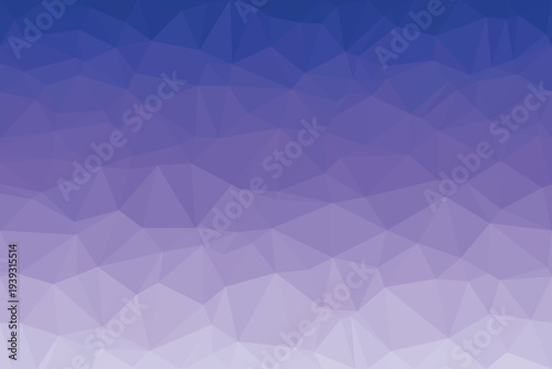 Geometric polygons form a delightful gradient from rich violet blue to gentle light purple