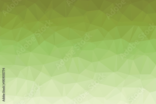 Lush polygonal pattern showcases a gentle gradient from warm olive green to pale yellow hues