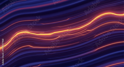 Abstract Light Trails with Vibrant Colors and Dynamic Motion.
