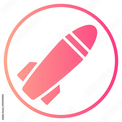 missile gradient icon