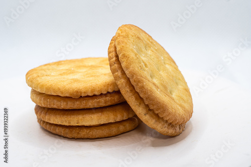 sweets, cookies, white background