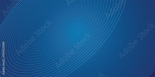 Bright blue dynamic abstract vector background with diagonal lines. 3d cover of business presentation banner for sale event night party. Fast moving soft circle wave line stripe decoration VECTOR