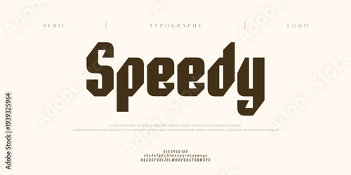 Speedy, Creative digital sport Modern Future Italic Alphabet Font. Typography urban style fonts for technology, digital, movie logo italic style. vector illustration
