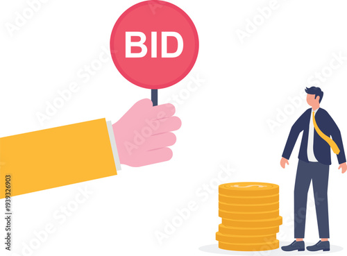 Professional Bidding for Financial Gold Coins