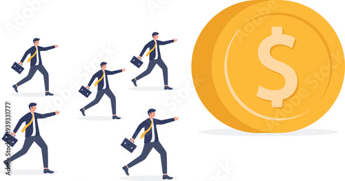 Team Chasing Large Corporate Financial Goal