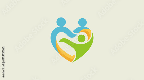 This image creatively represents human connection through abstract figures holding hands, showcasing unity, care, and compassion, perfect for health or community initiatives.