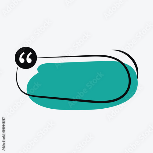 Speech bubble in popart style