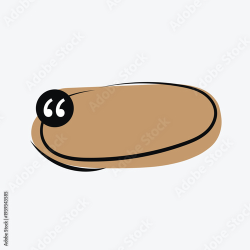 Speech bubble in popart style