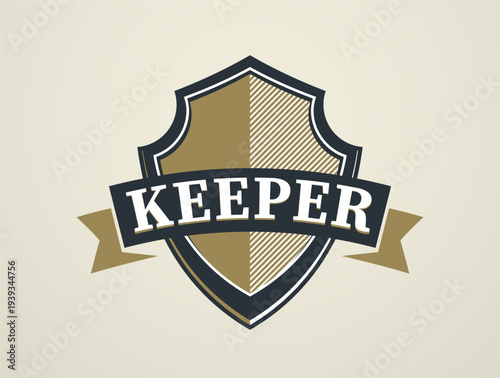 Heraldic shield symbol repr...
