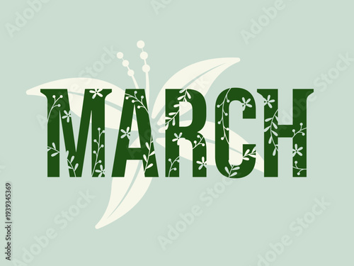 March Typography