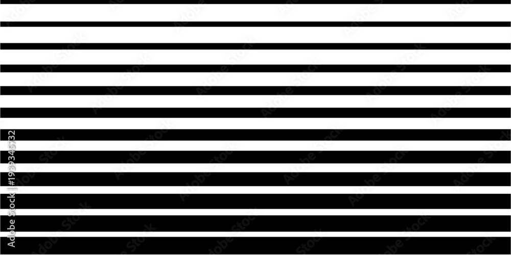 Fototapeta premium Dynamic abstract pattern featuring a series of rhythmic black and white horizontal lines, 