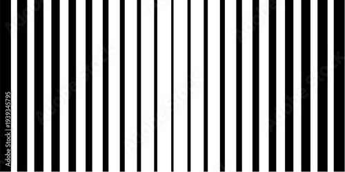 Dynamic monochrome vertical stripes forming an abstract geometric pattern with an optical illusion effect, ideal for contemporary graphic design backgrounds and minimalist digital art compositions