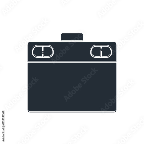 Black Graphic tablet icon isolated on white background. Vector