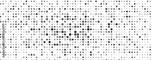 Abstract Monochrome Halftone Background eps10