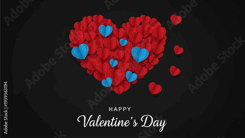 Romantic Heart Shape Collection, Celebrating Valentine's Day with Love and Affectionate Feelings, Perfect for Greeting Cards and Romantic Decorations