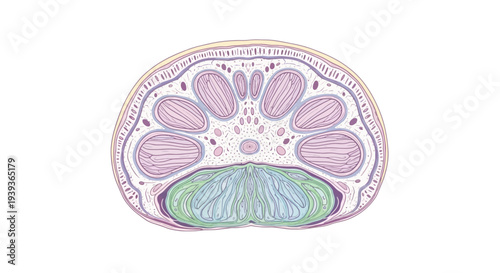 Cross Section of a Stoma with Guard Cells.