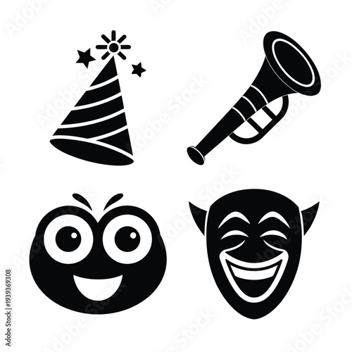 April Fools Day Funny Prank Vector Bundle