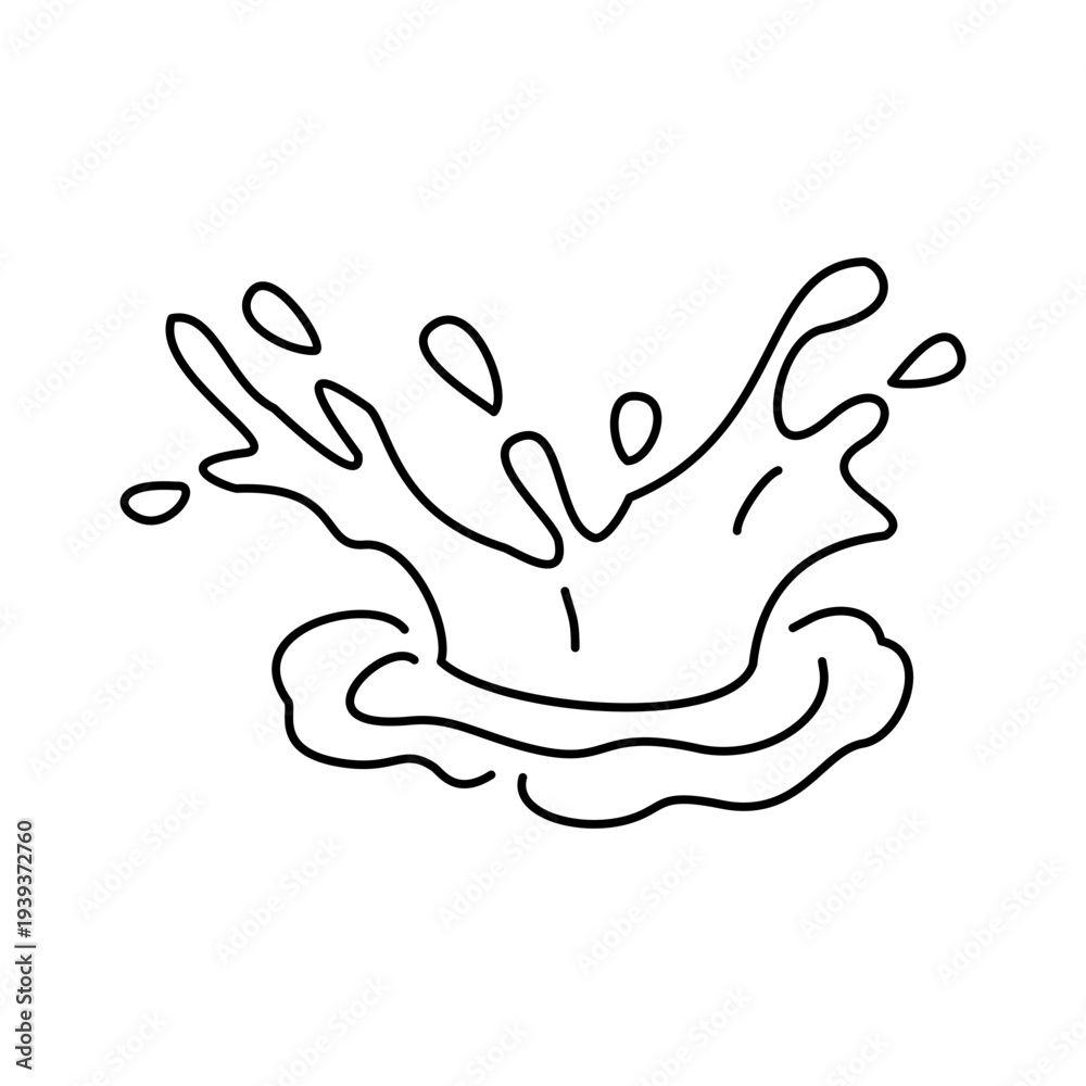 Obraz premium Water Icon