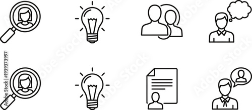 Business and communication icons