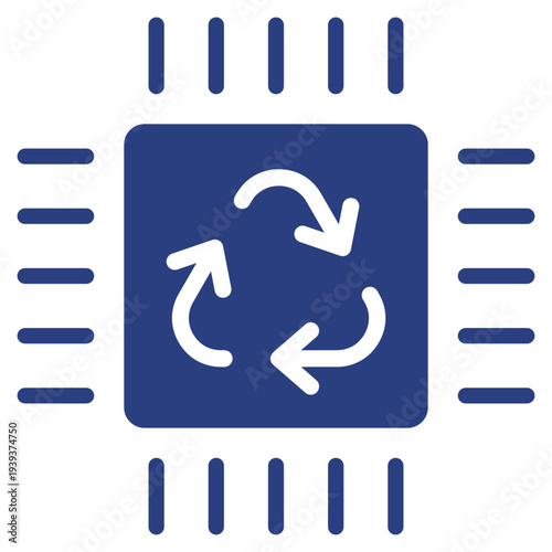 Electronic Waste  Icon Element For Design