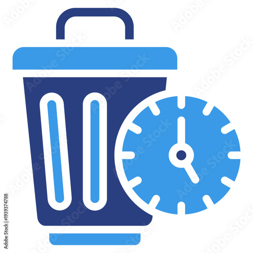Waste Time  Icon Element For Design