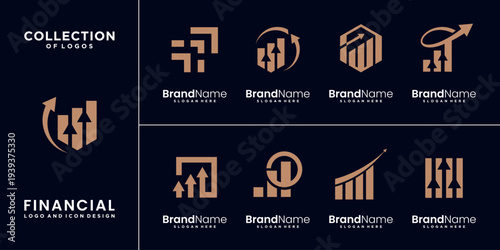 Finance and Accounting Logo Design Collection.