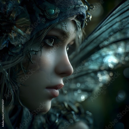 Wallpaper Mural Fae omen enchantment forest portrait Torontodigital.ca