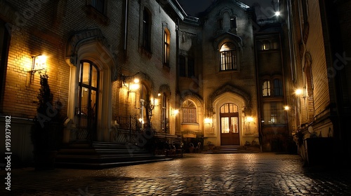 Wallpaper Mural Halloween golem in courtyard Torontodigital.ca