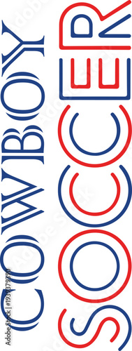 Soccer Mascot SVG, School Team, Cowboy soccer