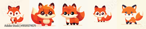 vector of a fox