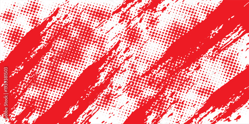 Abstract retro grunge seamless pattern. Urban art texture with paint splashes, chaotic shapes, lines, dots, patches. Sports graffiti style vector background