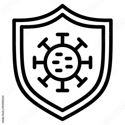 Immune System  Icon Element For Design