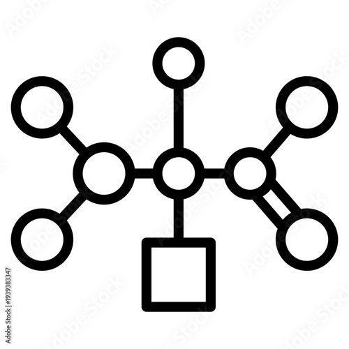 Protein Molecule  Icon Element For Design