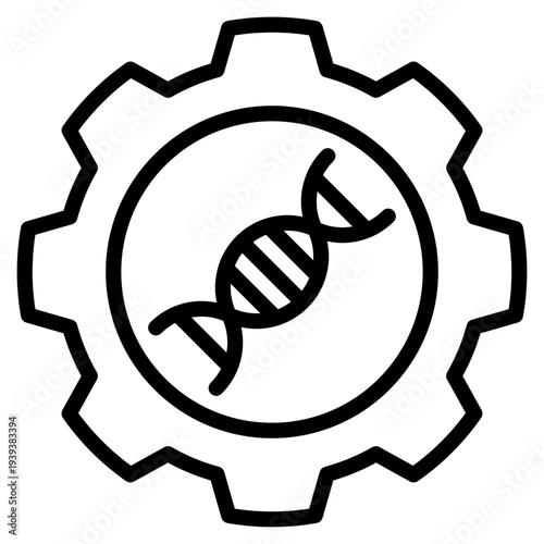 Genetic Engineering  Icon Element For Design