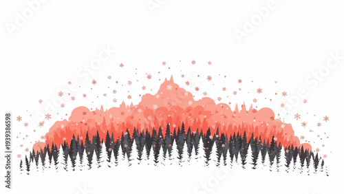 Crowd of People Standing Together Silhouette.