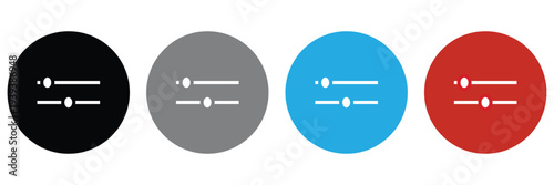 Filter vector icon. Funnel symbol for search, refine, and sorting options eps 10