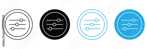 Filter vector icon. Funnel symbol for search, refine, and sorting options eps 10