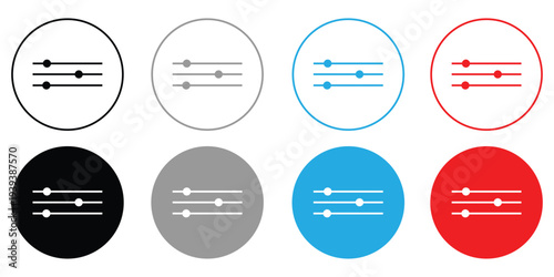 Filter vector icon. Funnel symbol for search, refine, and sorting options eps 10