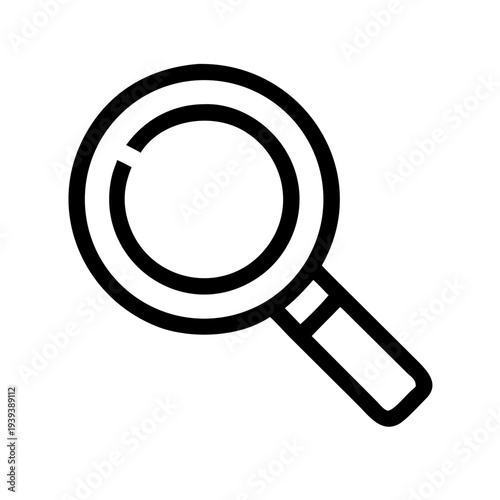 vector magnifying glass icon