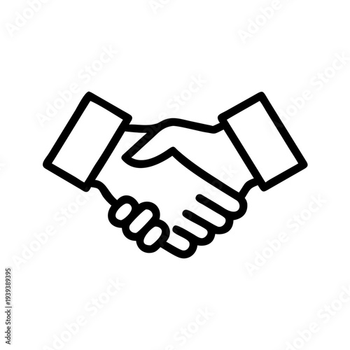handshake vector illustration