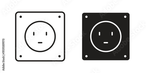 Socket icons for website design and development, app development. EPS10