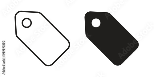 Tag icons for website design and development, app development. EPS10